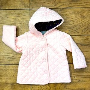 First Impressions Baby Girl Jacket, Size 6-9 mo, Pink and Navy Blue